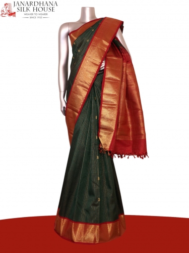 Pure Handloom Kanjeevaram Silk Saree